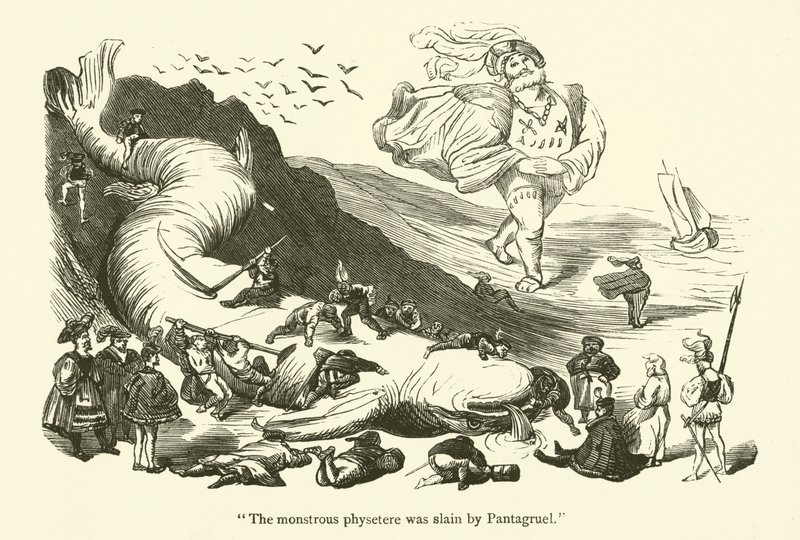 Illustration für die Werke von Rabelais von Gustave after Dore