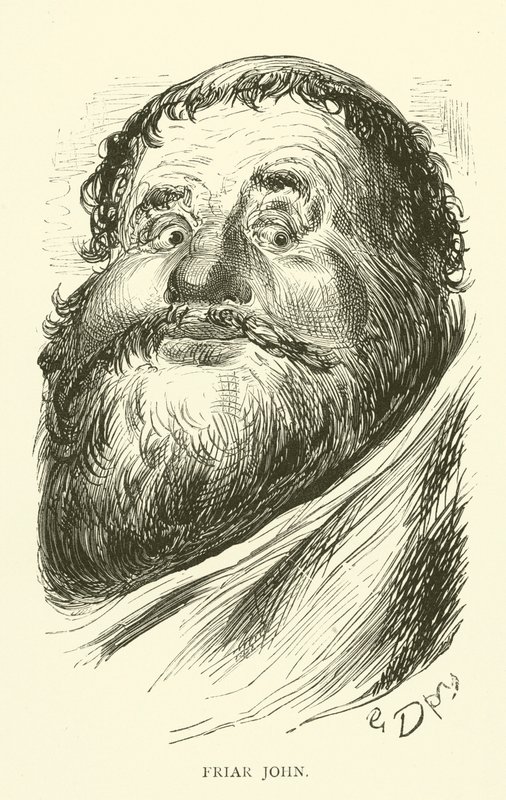 Illustration für die Werke von Rabelais von Gustave after Dore