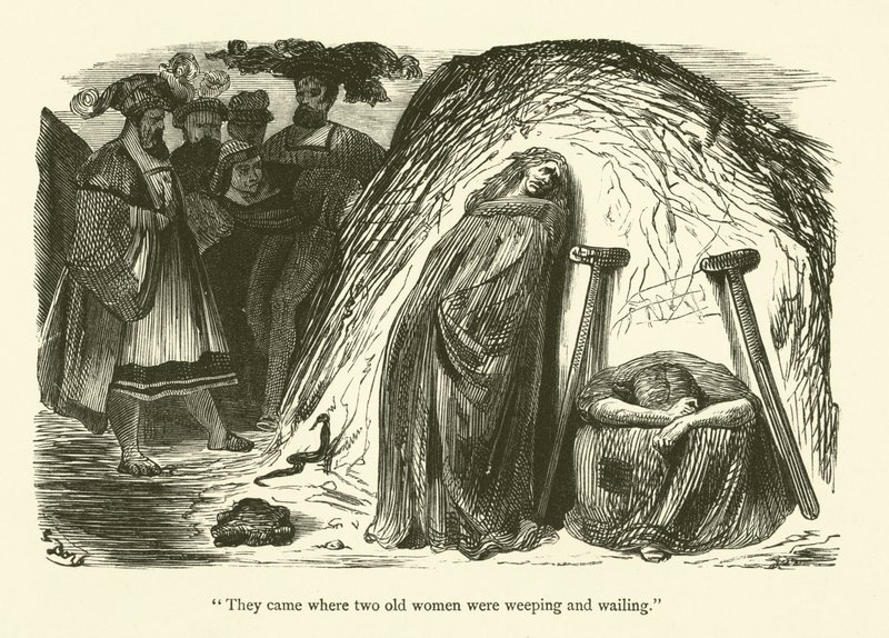 Illustration für die Werke von Rabelais von Gustave after Dore
