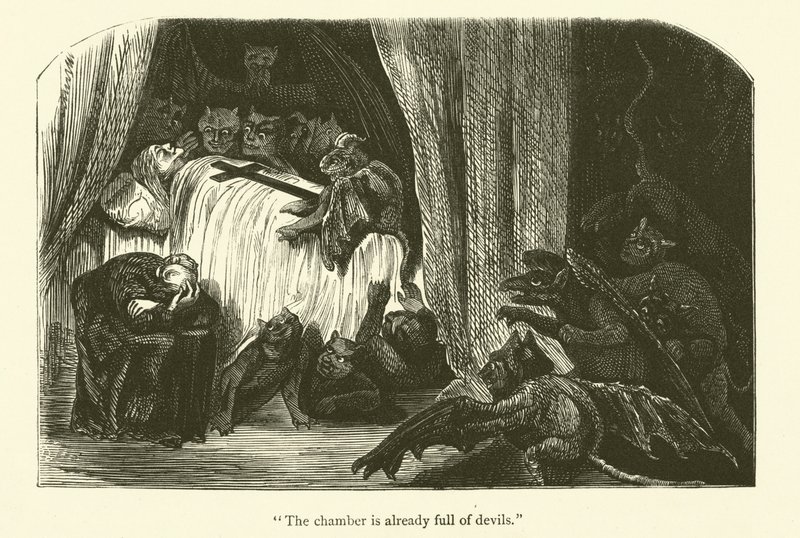 Illustration für die Werke von Rabelais von Gustave after Dore