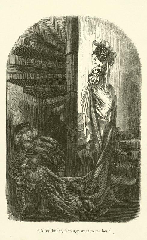 Illustration für die Werke von Rabelais von Gustave after Dore