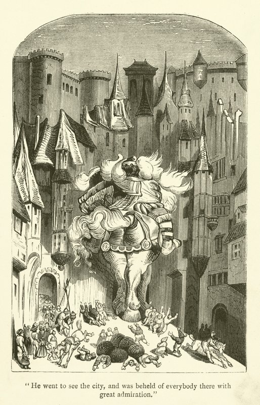 Illustration für die Werke von Rabelais von Gustave after Dore