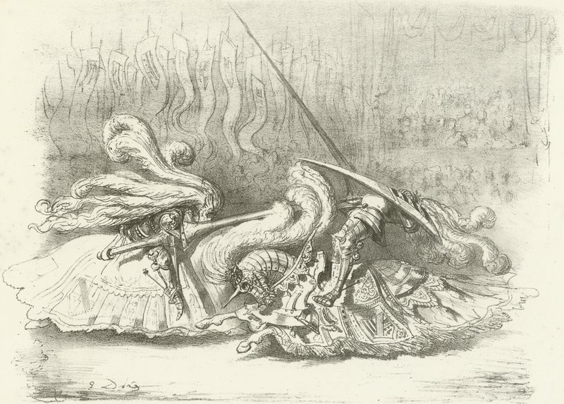Ein Turnier - Schönheit der Preis AD1450 von Gustave Dore