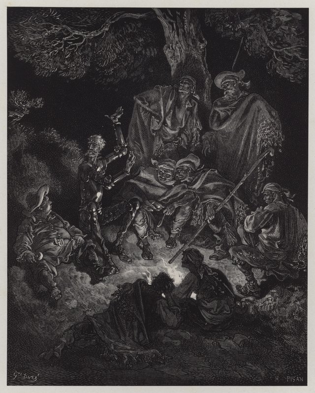 Illustration aus Don Quixote de la Mancha von Gustave Dore