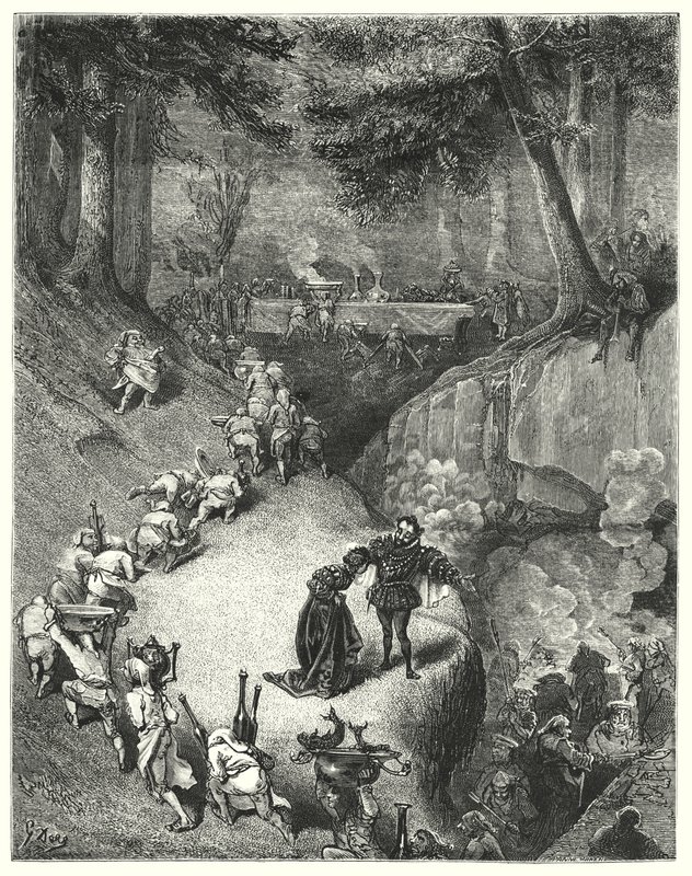 Riquet mit der Locke (Stich) von Gustave Dore