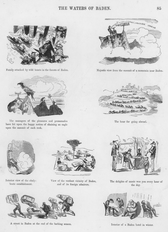 Humorvolle und groteske Skizzen von Gustave Doré (Gravur) von Gustave Dore