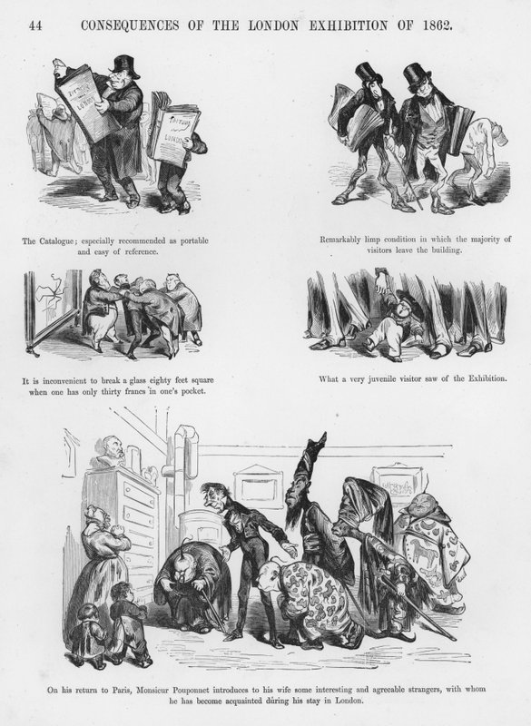 Humorvolle und groteske Skizzen von Gustave Doré (Gravur) von Gustave Dore