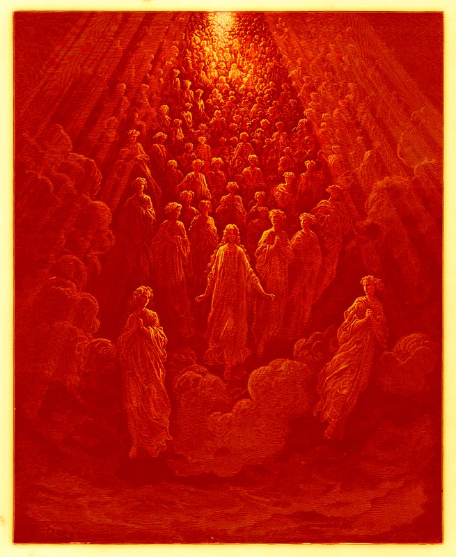 Die Engel im Planeten Merkur, Illustration aus 