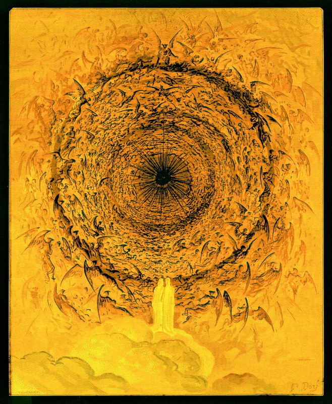 Die Vision des Empyreums, Illustration aus 