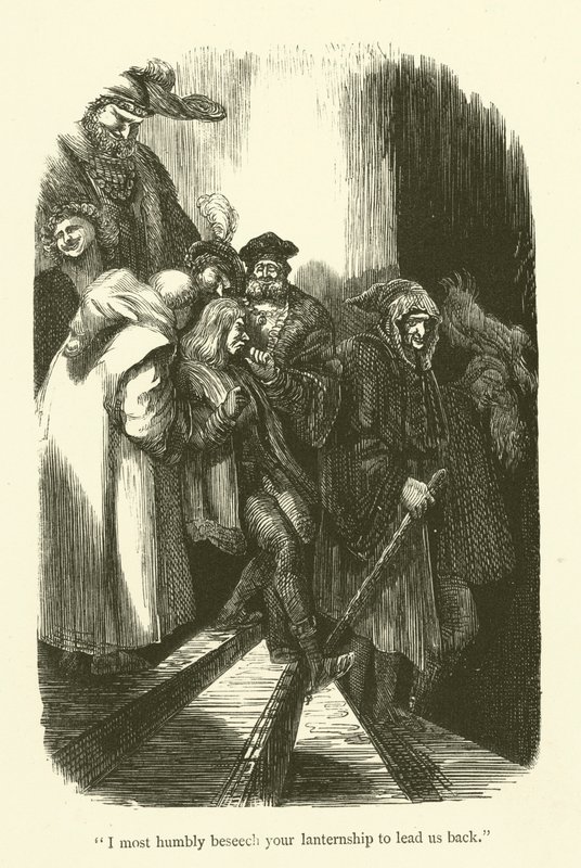 Illustration für die Werke von Rabelais von Gustave after Dore