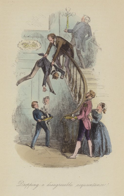 Illustration für Lewis Arundel oder Die Eisenbahn des Lebens von Frank E Smedley von after Hablot Knight Browne