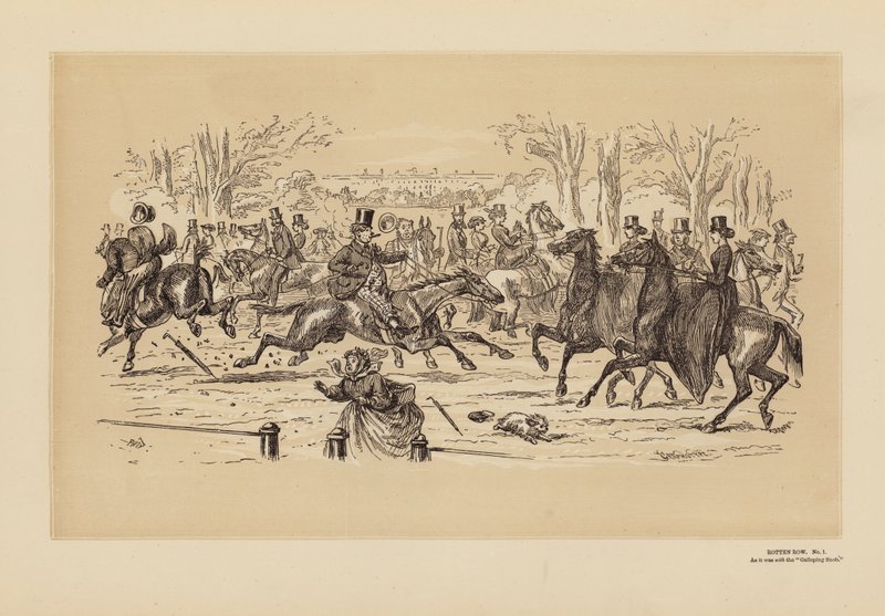 Rotten Row, Nr. 1, Wie es war von Hablot Knight (1815 92) Browne