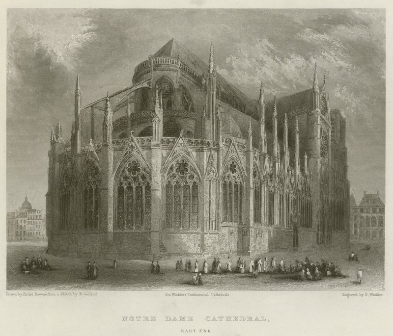 Kathedrale Notre-Dame, Ostende von Hablot Knight Browne