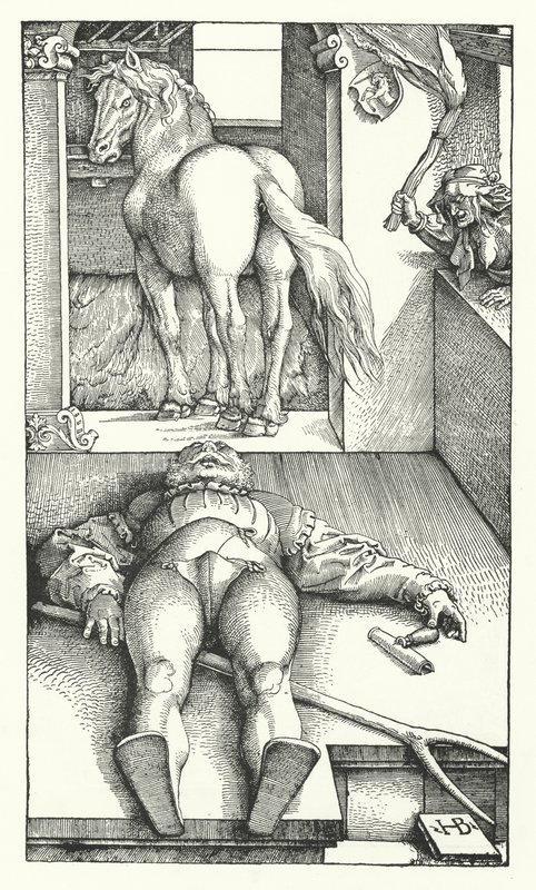 Der verhexte Bräutigam von Hans (after) Baldung Grien