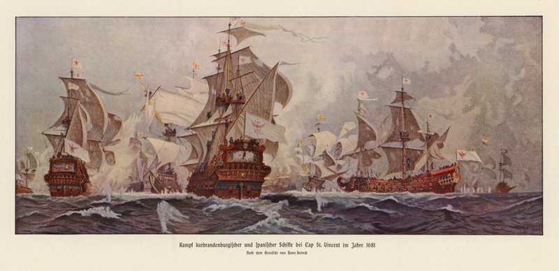 Schlacht von Kap St. Vincent von Hans Bohrdt