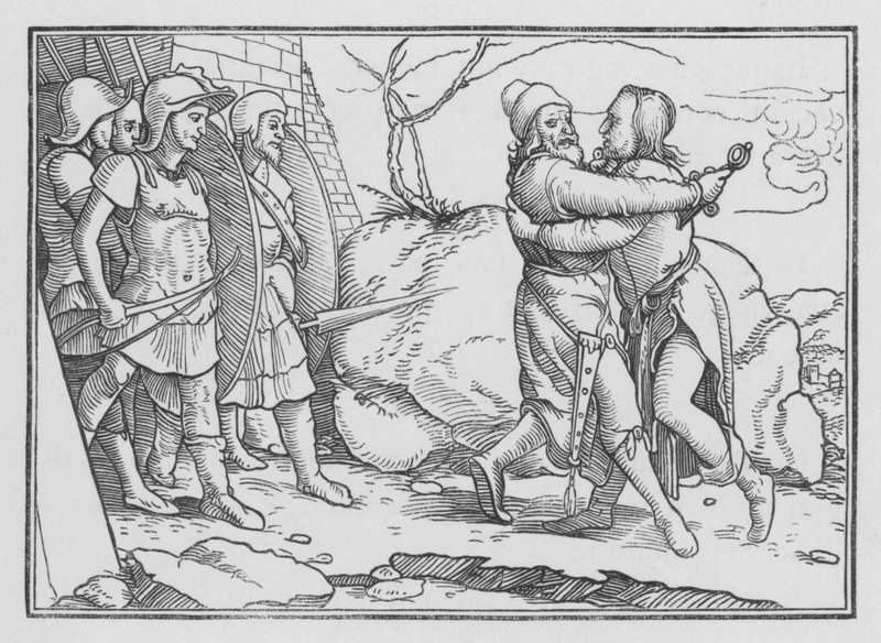 Amasa wird von Joab getötet, 2 Samuel XX, 10 von Hans after Holbein the Younger