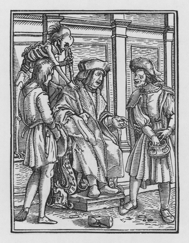 Holbeins Totentanz: Der Richter von Hans after Holbein the Younger