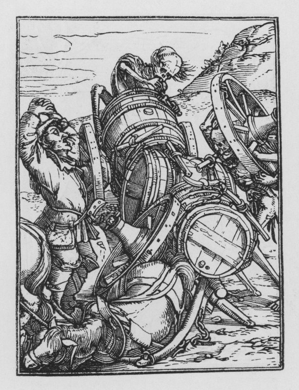 Holbeins Totentanz: Der Fuhrmann von Hans after Holbein the Younger