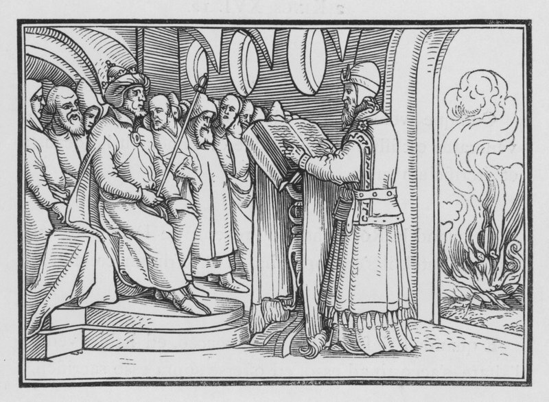 Josia zerstört den Götzendienst, 2 Könige XXIII, 2 von Hans after Holbein the Younger