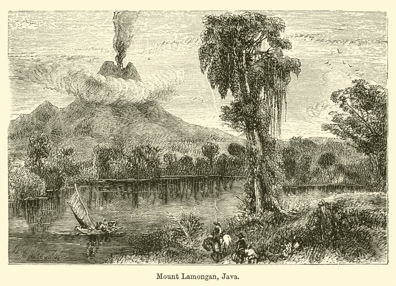 Mount Lamongan, Java von Harden Sidney Melville