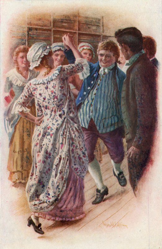 Illustration für Eine Weihnachtsgeschichte von Charles Dickens von Harold Copping