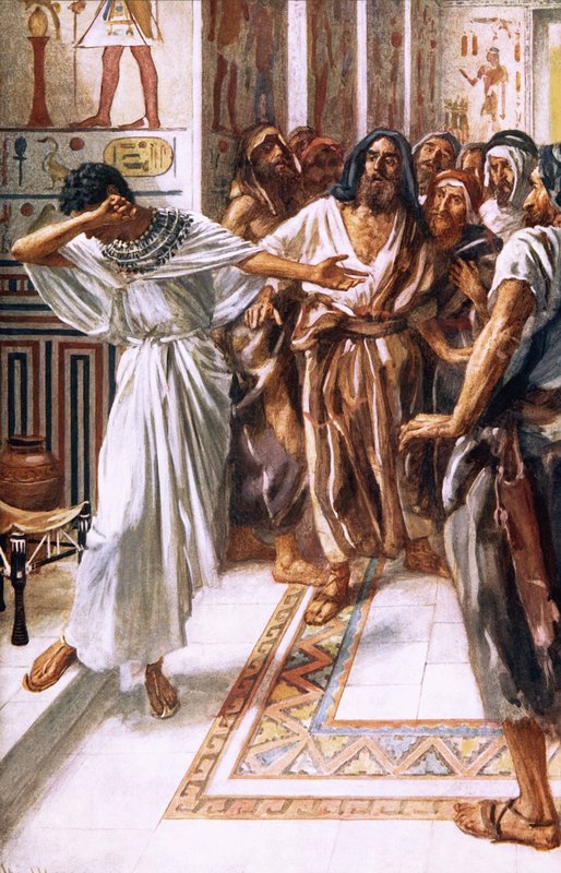 Joseph wird seinen Brüdern bekannt von Harold Copping