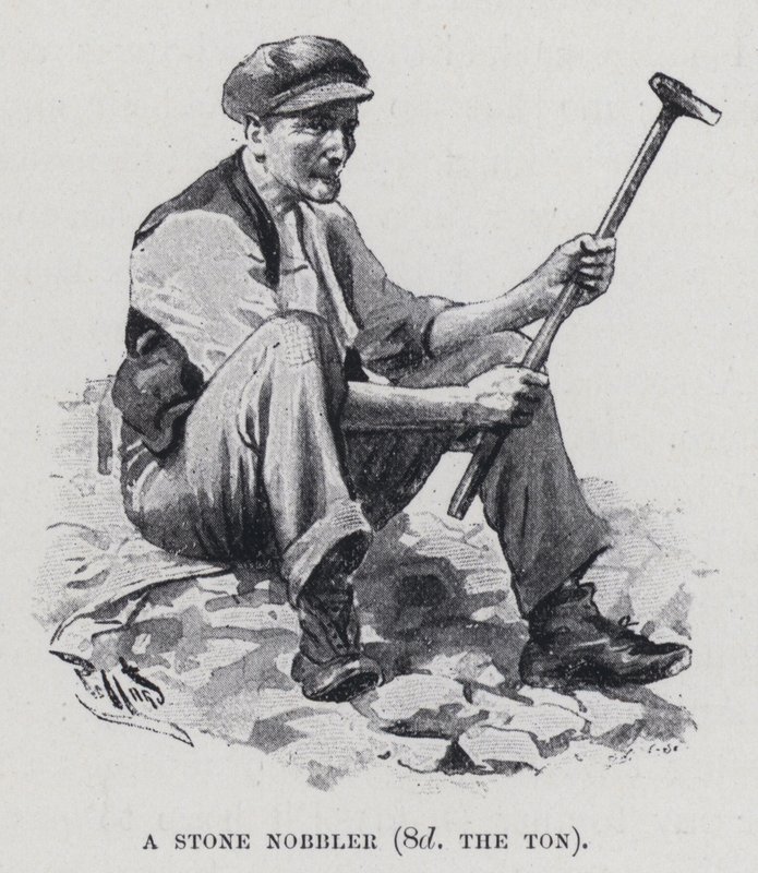 Ein Steinnobbler, 8 Pence pro Tonne von Harold Hume Piffard
