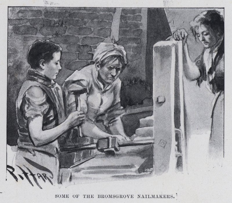 Einige der Bromsgrove Nagelschmiede von Harold Hume Piffard