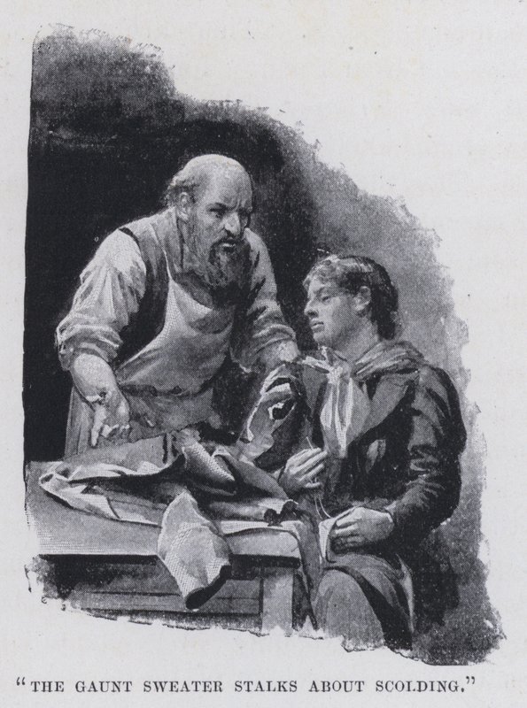 Der hagere Schwitzer geht schimpfend umher (s/w Foto) von Harold Hume Piffard