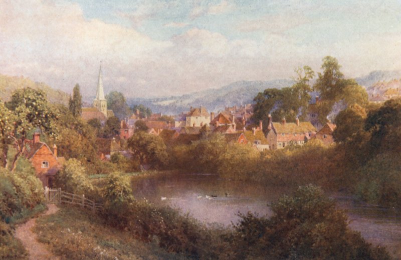 Godalming, ein Teil der Altstadt von Harold Sutton Palmer