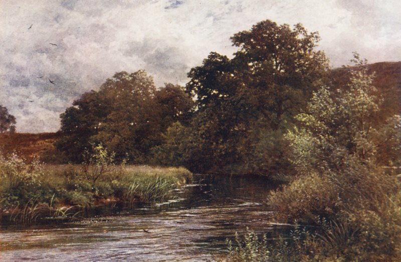 Der Wey bei Hankley Common, nahe Tilford von Harold Sutton Palmer