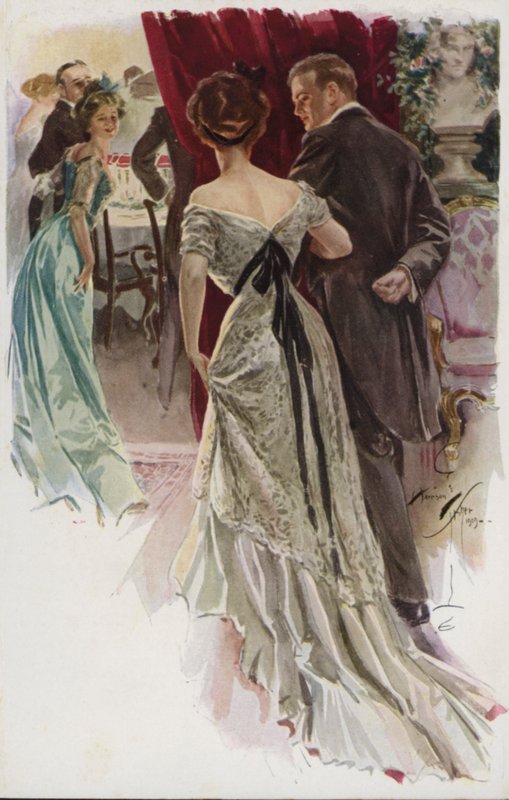 Illustration für When a Man Marries von Mary Roberts Rinehart von Harrison Fisher