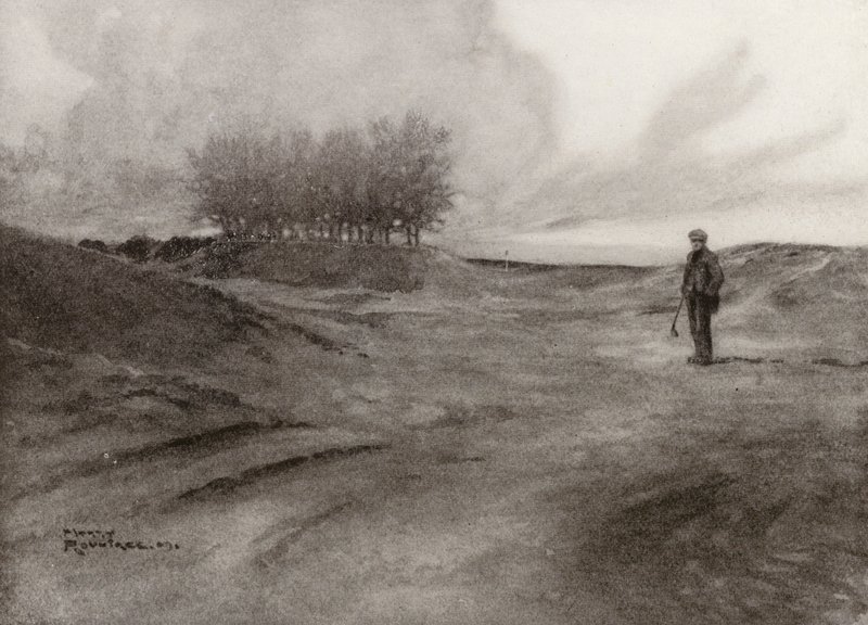 Golfplätze: Wimbledon, auf dem Common von Harry (1878 1950) Rountree