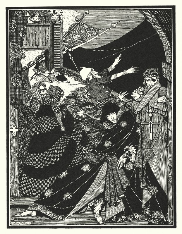 Edgar Allan Poe: MS in einer Flasche gefunden von Harry Clarke