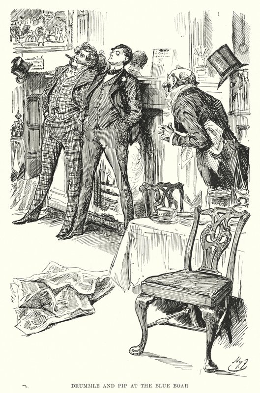 Illustration zu Große Erwartungen von Charles Dickens von Harry Furniss