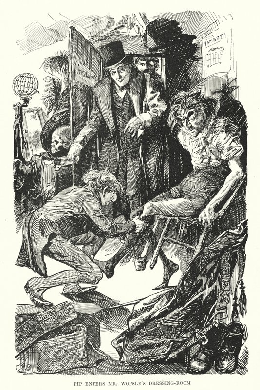 Illustration für Große Erwartungen von Charles Dickens von Harry Furniss