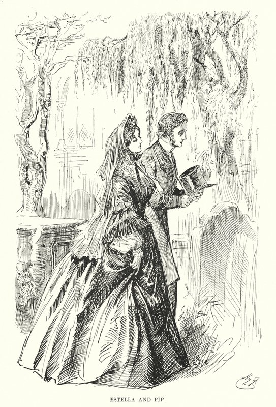 Illustration für Große Erwartungen von Charles Dickens (Lithografie) von Harry Furniss
