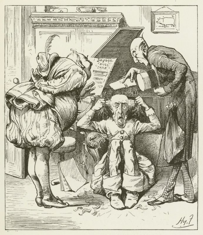 Illustration für Sylvie und Bruno von Lewis Carroll von Harry Furniss