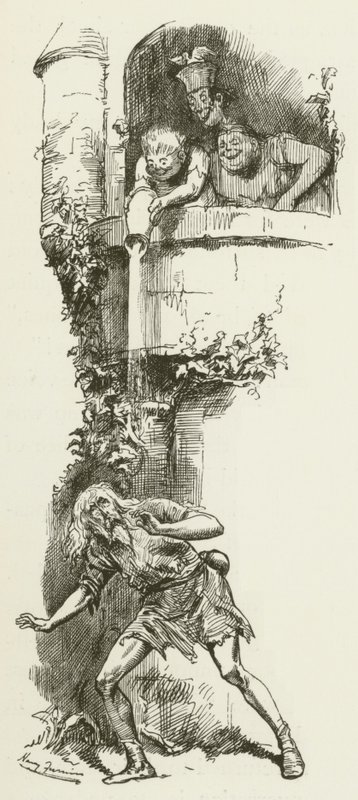 Illustration für Sylvie und Bruno von Lewis Carroll von Harry Furniss