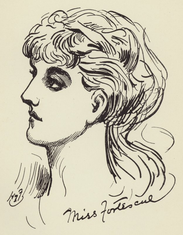 Miss Fortescue von Harry Furniss