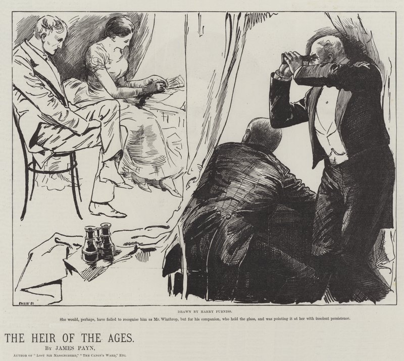 Der Erbe der Zeitalter, von James Payn von Harry Furniss