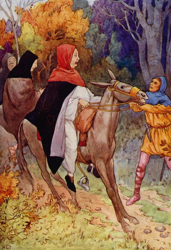 Abt Hugo hatte kaum gesprochen, als sein Zügel ergriffen wurde von Harry George Theaker