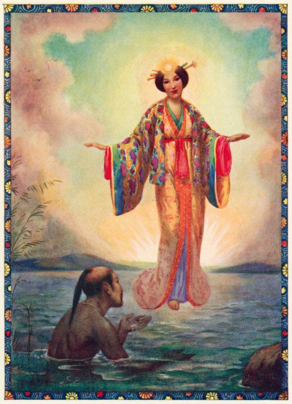 Amaterasu, die große himmelstrahlende Gottheit von Harry George Theaker