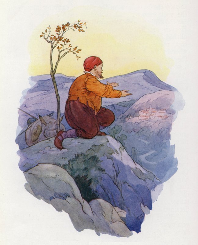 Illustration für Don Quixote von Harry George Theaker
