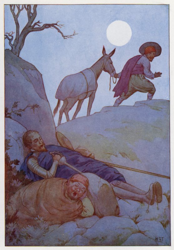 Illustration für Don Quixote von Harry George Theaker