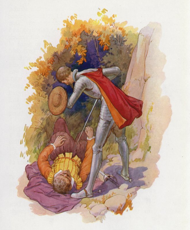 Illustration für Don Quixote von Harry George Theaker