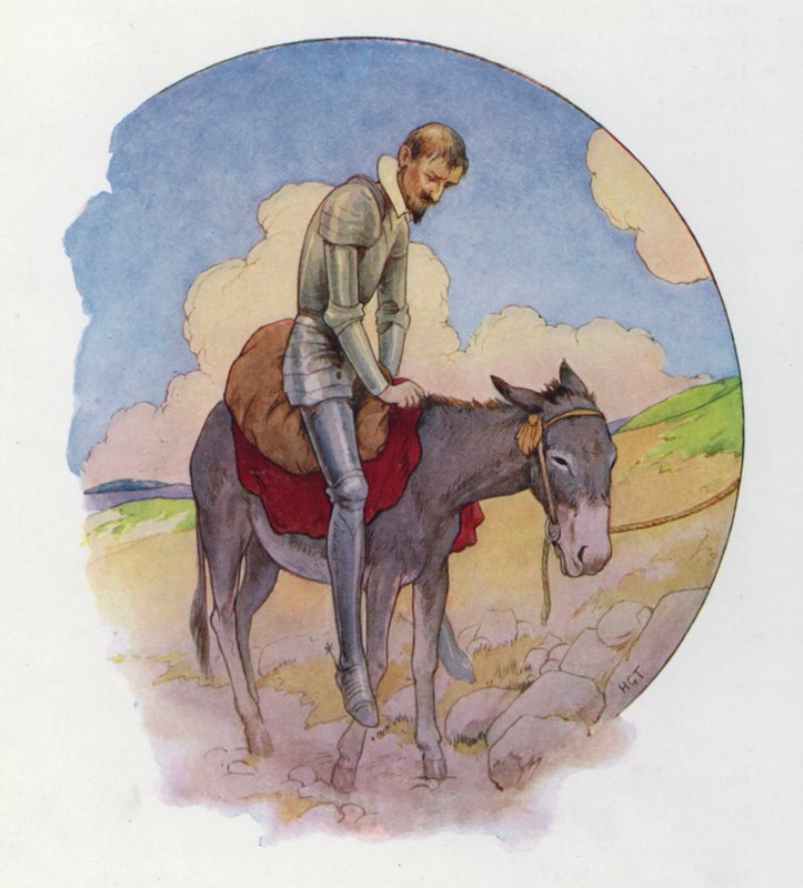 Illustration für Don Quixote von Harry George Theaker