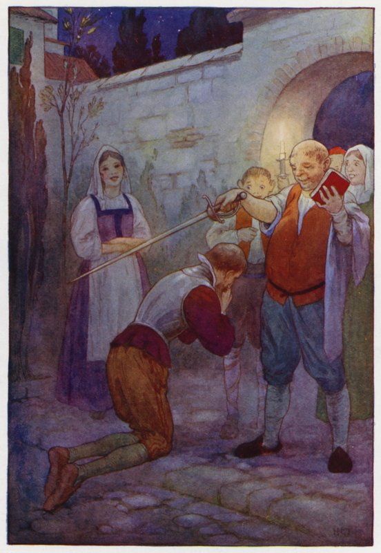 Illustration für Don Quixote von Harry George Theaker