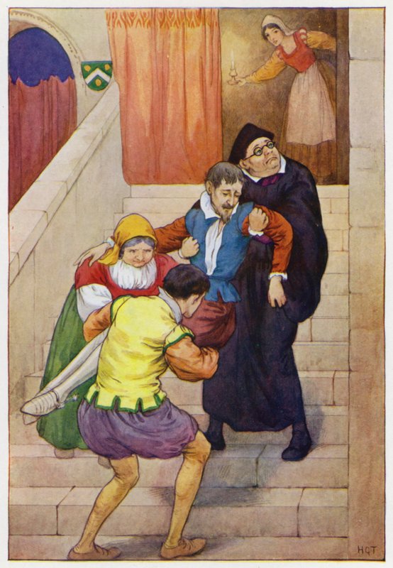 Illustration für Don Quixote von Harry George Theaker