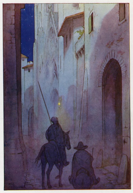 Illustration für Don Quijote von Harry George Theaker